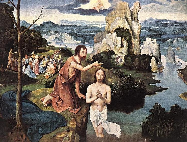 Joachim Patinir Baptism of Christ Sweden oil painting art